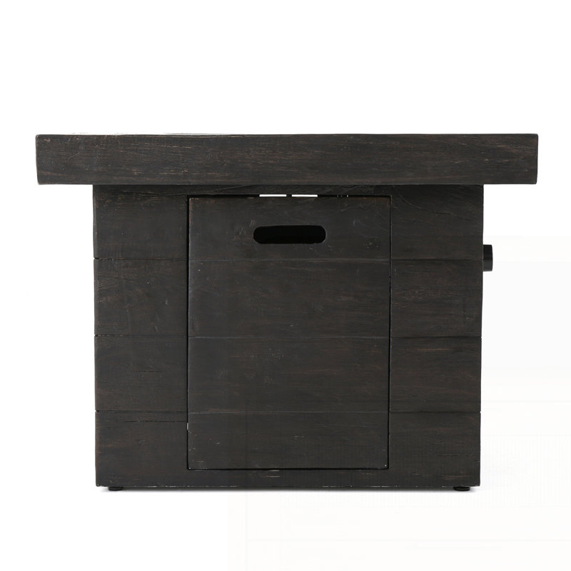 Modern Outdoor Fire Pit, Brown