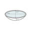 Maestro Hand Hammered Oval Vessel Bathroom Sink-5846342