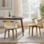 Chaise pivotante rembourrée en similicuir Wathen-2049516239