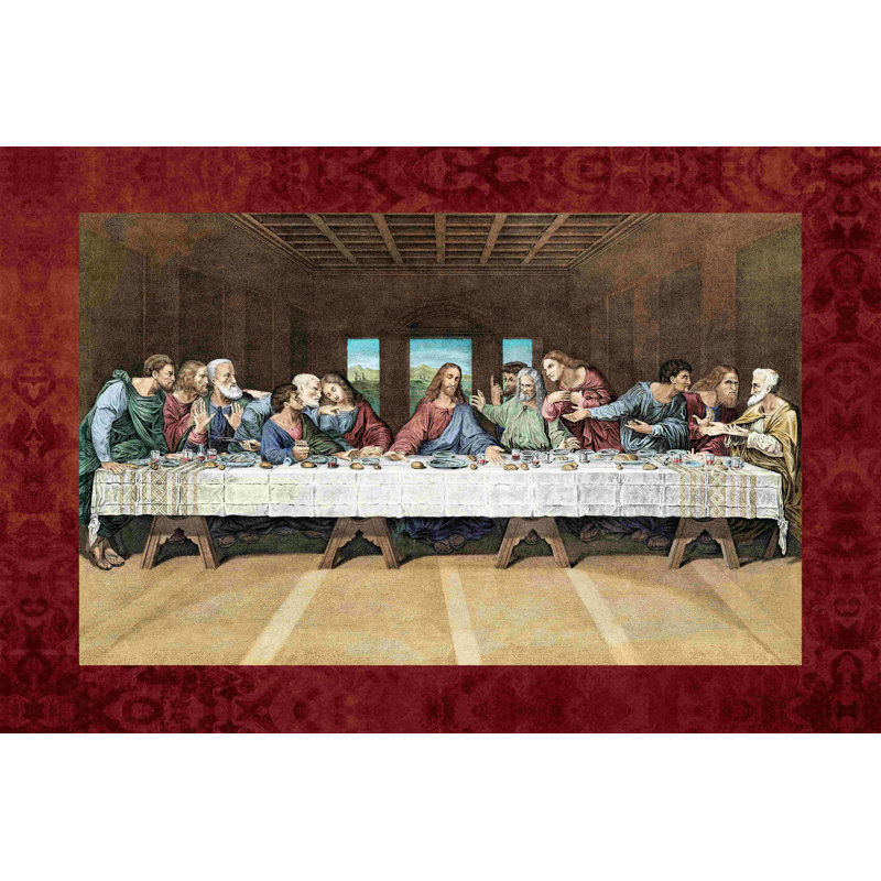 «Lords Supper», impression sur toile tendue, H 32 po x l 48 po