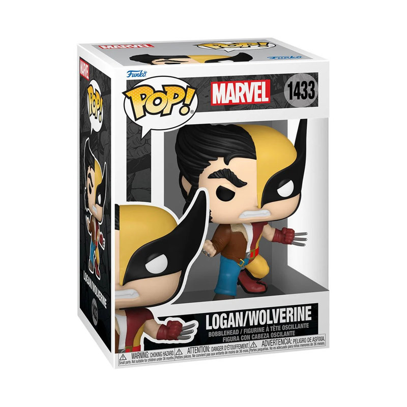 Funko Pop! Marvel Comics - Split Logan / Wolverine # 1433