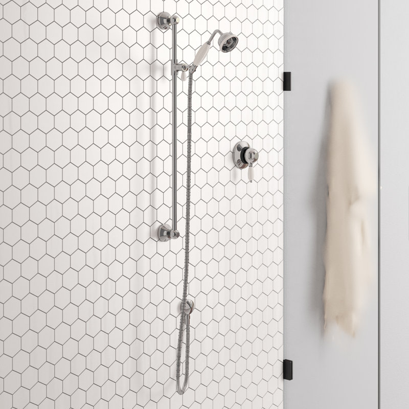 Full/Standard Slide Bar Shower Head with No