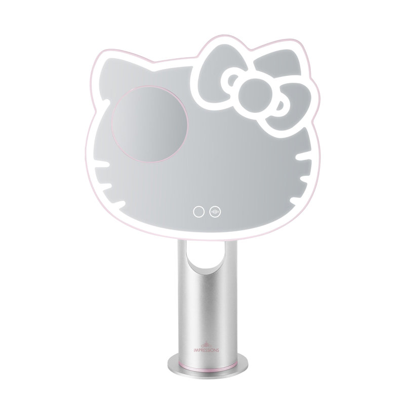 Miroir de maquillage Hello Kitty Realm, Argent argent