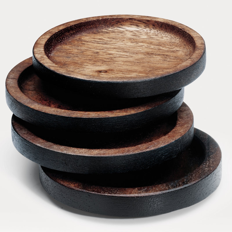 Noritake Kona Wood 3.75" Coasters