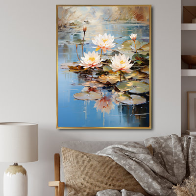 Nymphéas, série Claude Monets II sur toile
