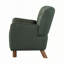 Fauteuil d'appoint moderne capitonné avec pieds en bois d'hévéa-1064188583