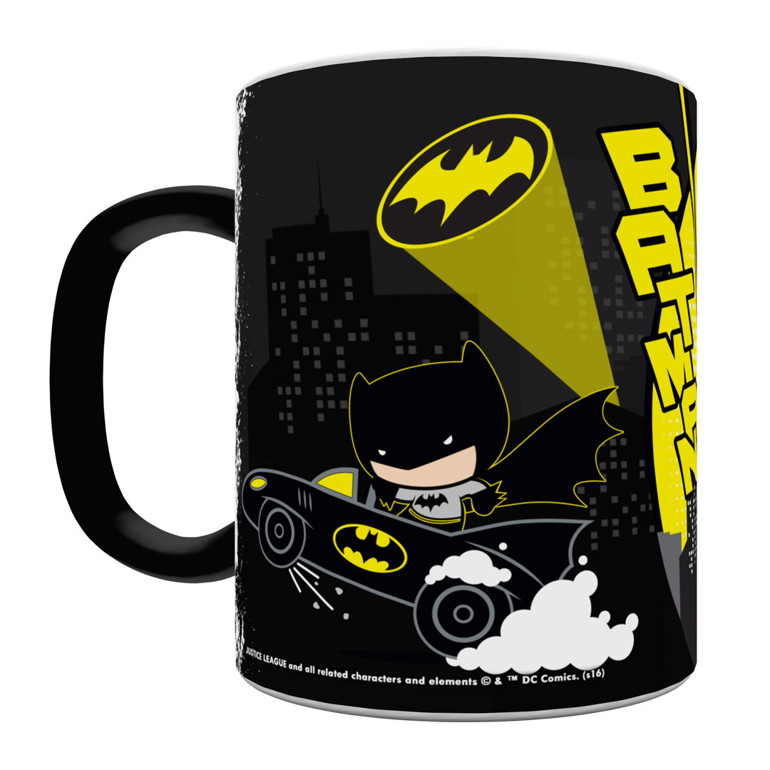 DC Comics Justice League Cartoon Batman Morphing Mugs Heat-Changing Drinkware - 11oz Morphing Mugs
