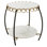 Chainlink Marble End Table