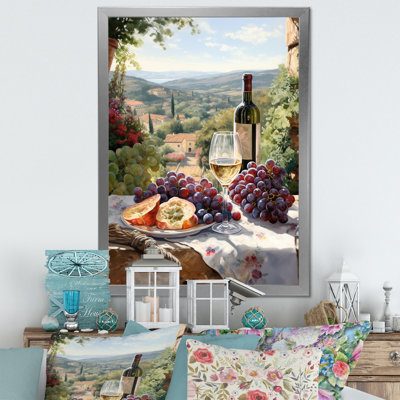 " Vineyard Romantic Charm Landscape I "