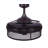 Meridian 48" Retractable Blade Ceiling Fan with Light and Remote, Modern Fandelier Ceiling Fan, Patented Design Technology, Stronger Thicker Blades, Oil Rubbed Bronze-1912405937