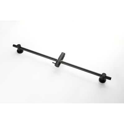 Handheld Shower With 28-Inch Slide Bar, 59-Inch Hose, And Adjustable Head Matt Black Showering Height In Functional