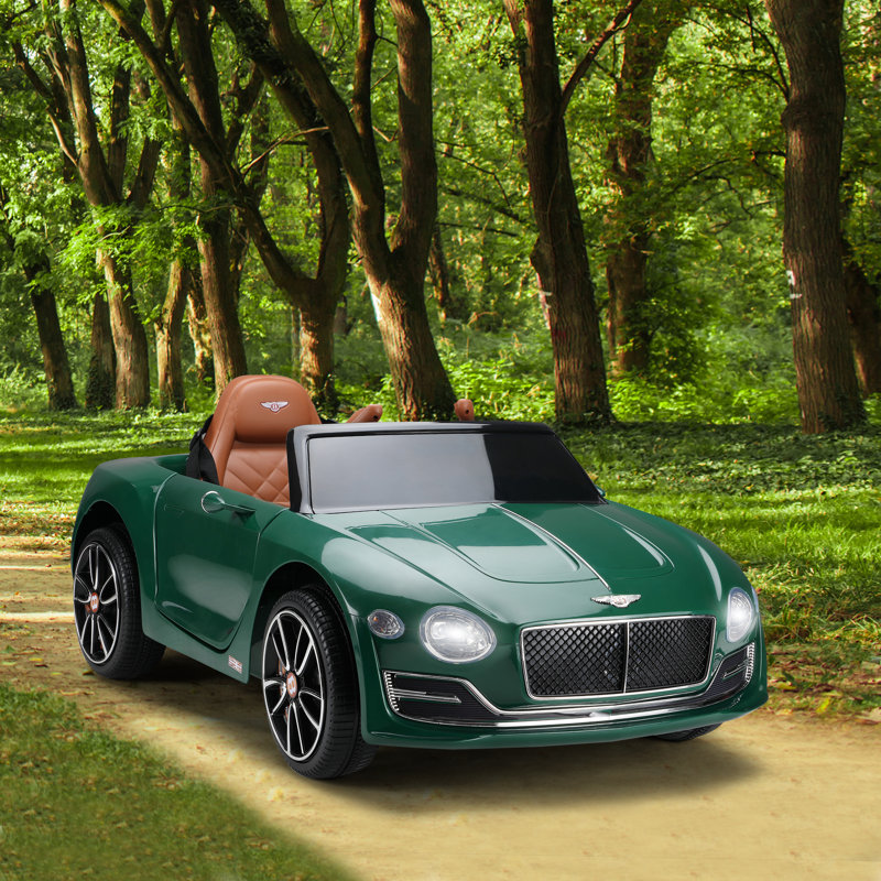 Voiture électrique pour enfants avec télécommande à piles Bentley, Vert