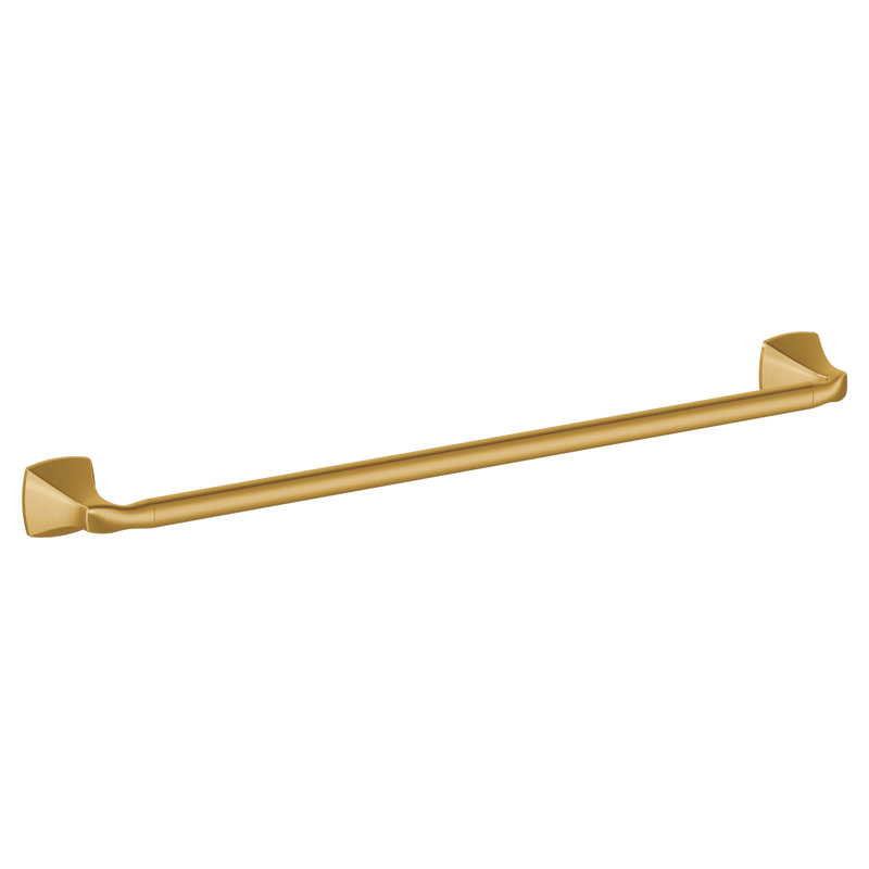 Moen Voss 24" Wall Mounted Towel Bar, Brush Gold