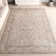 Jeccica Distressed Vintage Medallion Jute Blend Polyester Area Rug