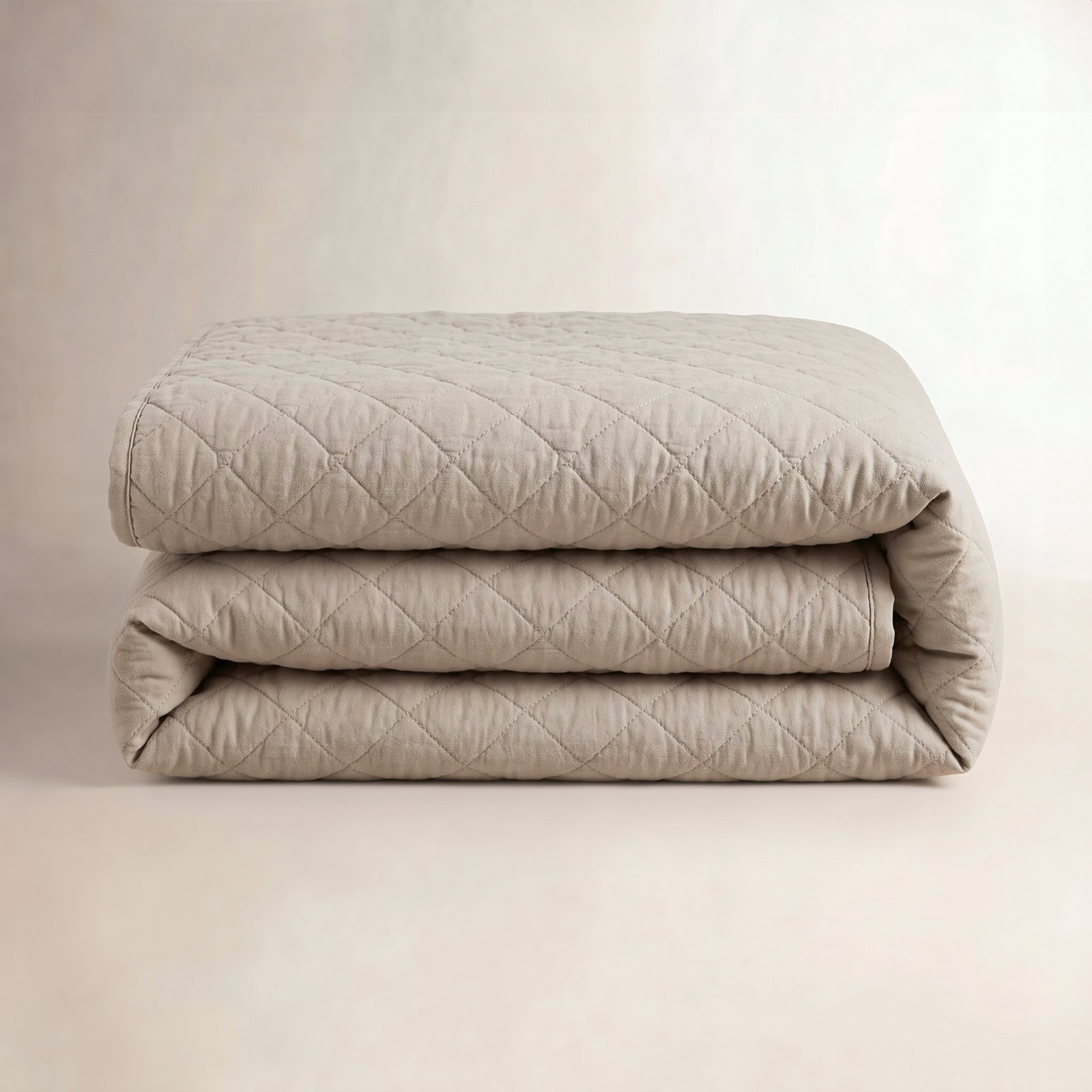 Bostwick Cotton Gauze Quilt Set, Sable, Twin Quilt