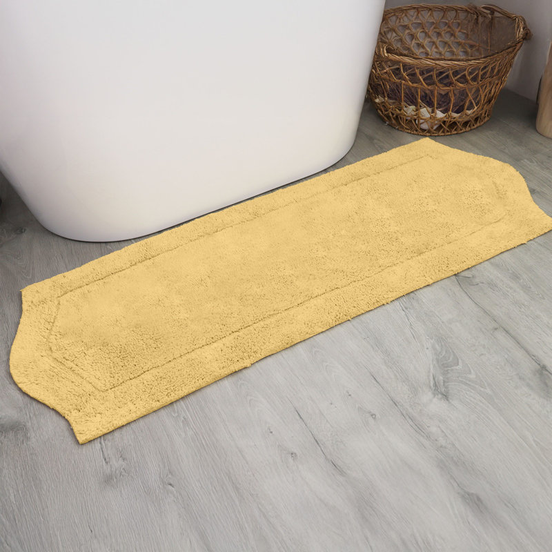 Morissette Bath Rug, 22" W x 60" L, Yellow