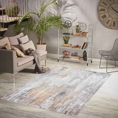 Tapis transitionnel abstrait MDA Rugs Collection Reginald