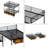 Bunk Bed With USB Charging Station-330829807-330829800