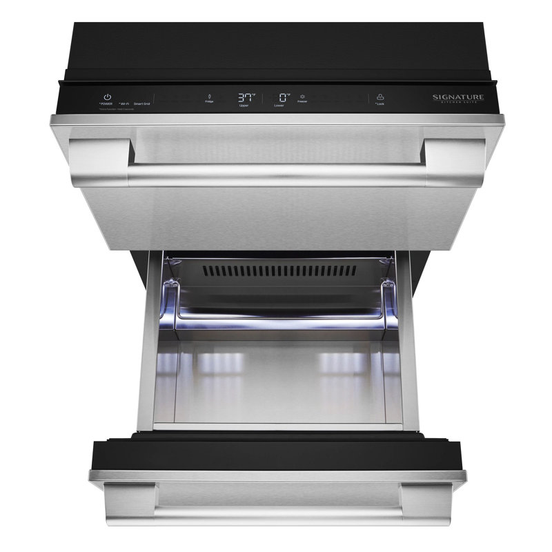 24" Integrated Undercounter Dual-Drawer Refrigerator