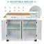 Aneta 106 cm W Kitchen Cart with-969047452