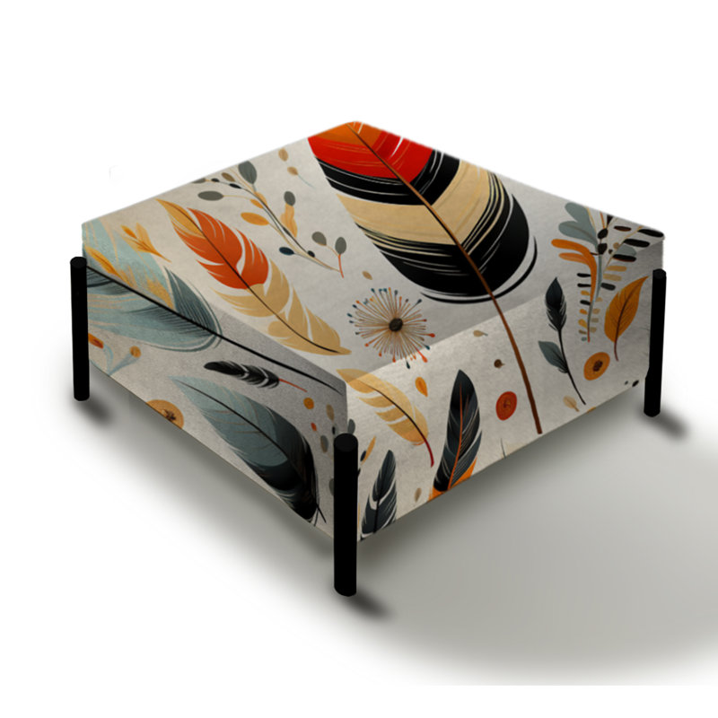 Repose-pieds artistique Boho