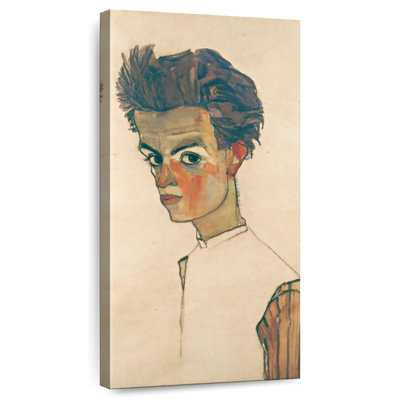 Self Portrait With Striped Shirt