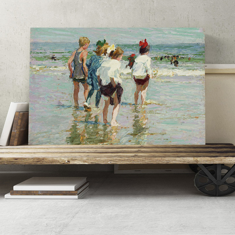 Edward Henry Potthast - Wrapped Canvas, 40cm H x 60cm W