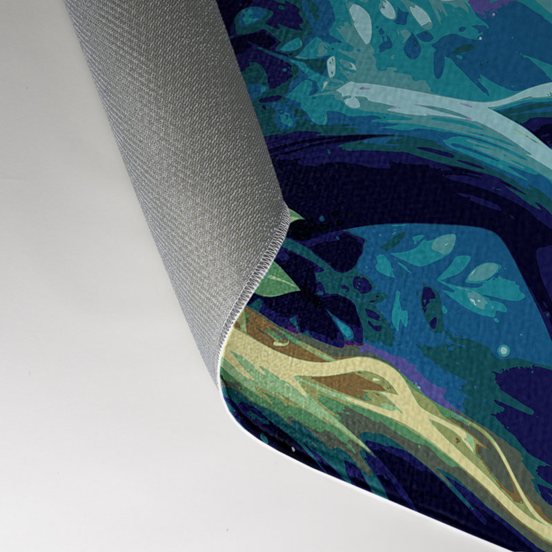 Tapis intérieur et extérieur Eclipsed Meadow, Rectangle 4pi x 6 pi