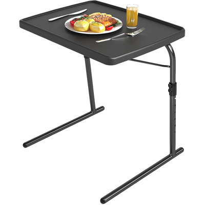 Table de salle à manger réglable pour ordinateur portable pliable avec hauteur réglable et angle d'inclinaison