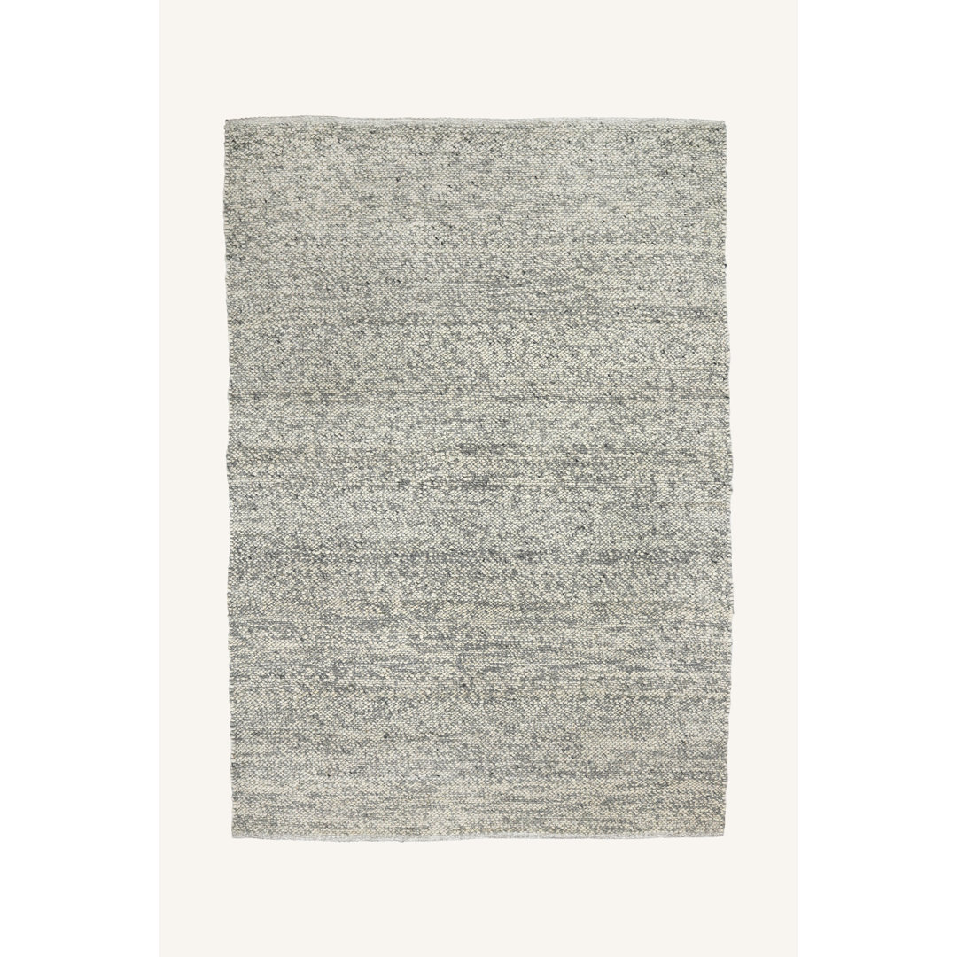 Luta Handwoven Wool Beige/Grey Rug