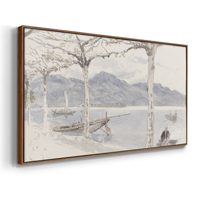 Série paysage-Dxx - Toile tendue avec châssis encadré - Prêt à être accroché