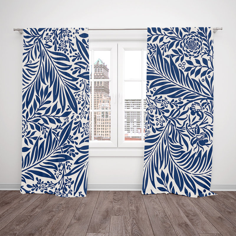Semi Sheer Curtain Pair, 20" W x 82" L