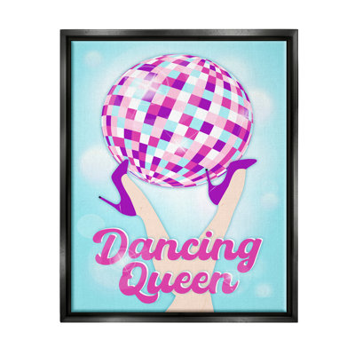 «Dancing Queen Retro Disco Ball» par Martina Pavlova, impression