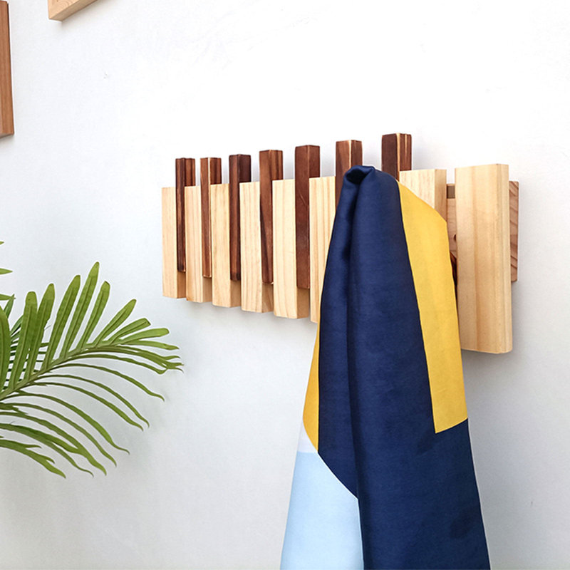 8 - Hook Wall Mounted Coat Rack