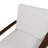 Boucle Square Arm Accent Chair with Solid Oak Wood Frame