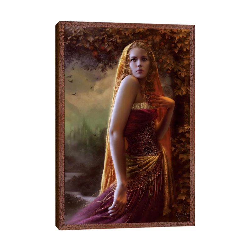 Brume by Melanie Delon - Print on Canvas, Classic Brown Wood Framed, 66.04 cm H x 45.72 cm W