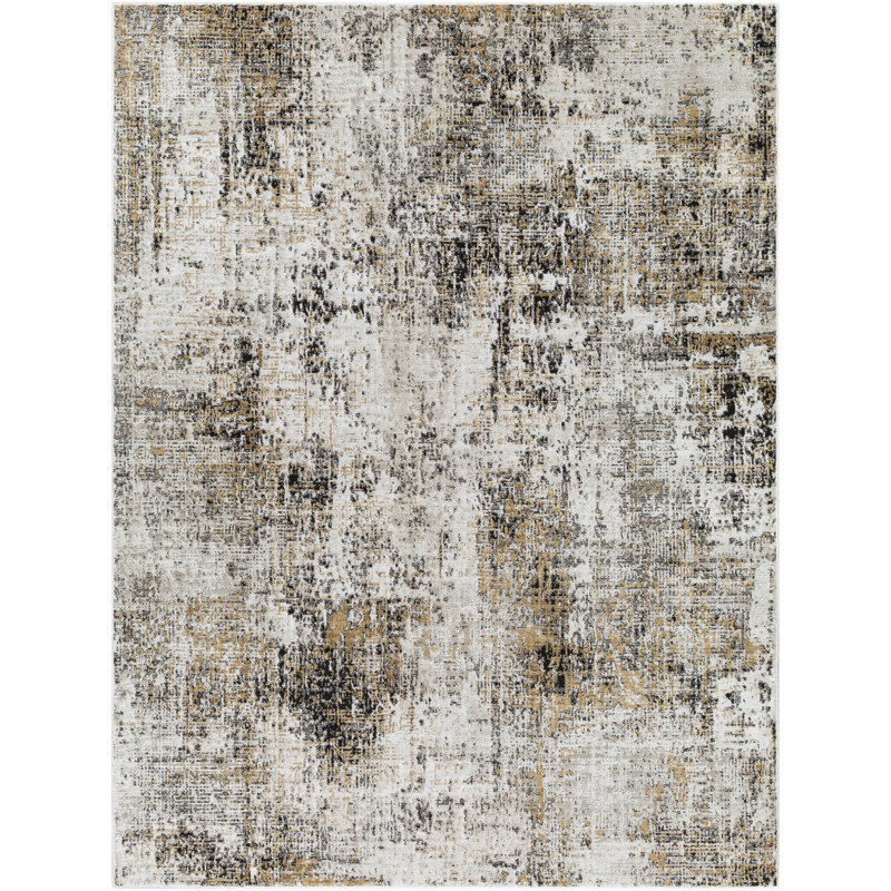 Sutley Abstract Indoor Rug, Rectangle 9'2" x 12'
