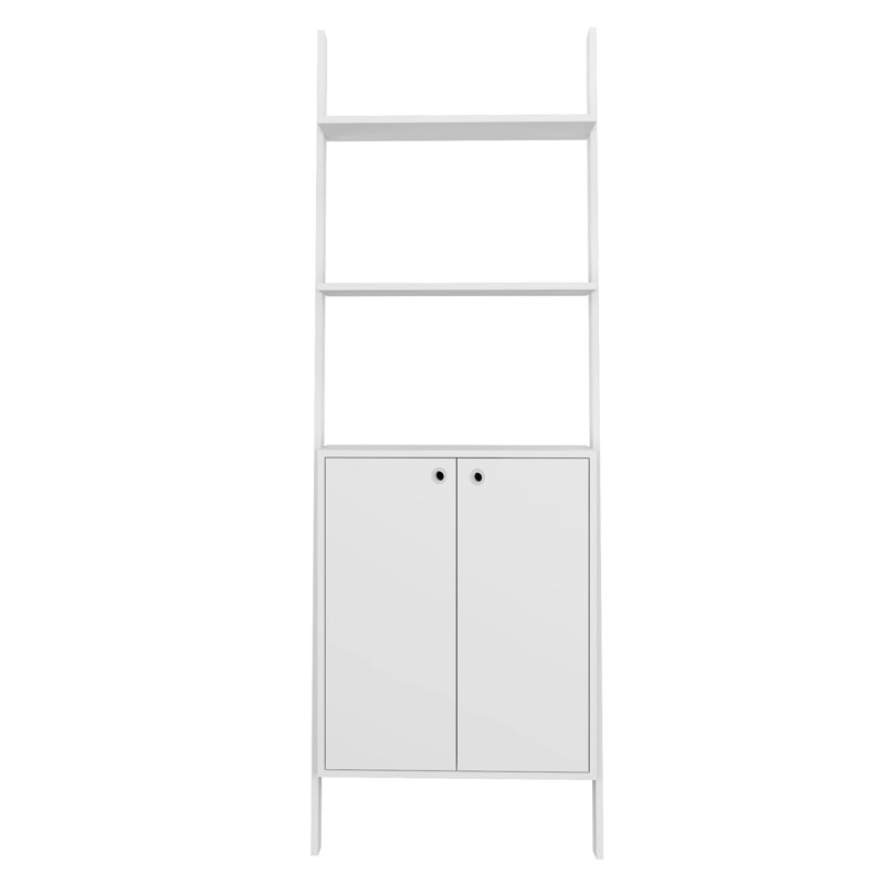 Anikin Ladder Storage Bookcase, White