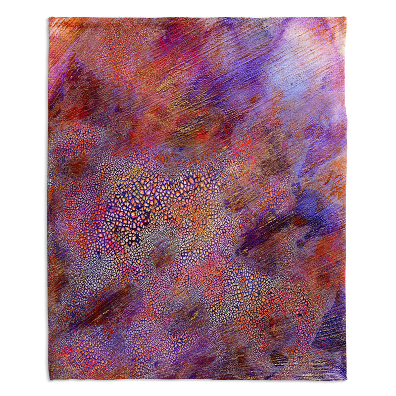 Hand Woven Throw Blanket, 51" x 60"