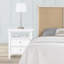 Weston White 2 Drawer Nightstand-1753336327