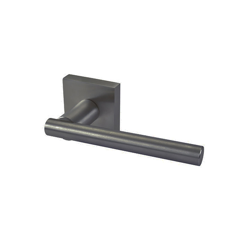 Ensemble d'intimité Alpine avec levier carré Alpine Rose 87, 2.75", Acier inoxydable poli