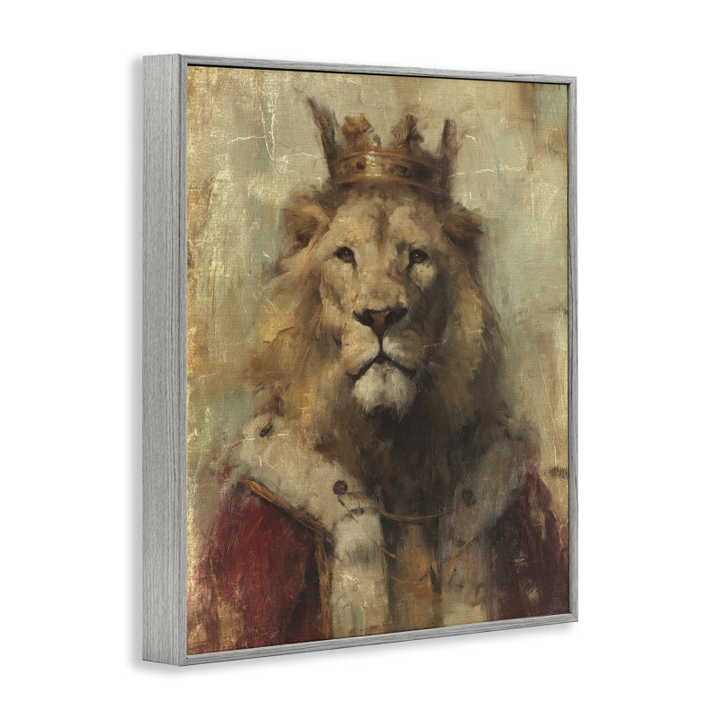 Estampe royale Sgal Regal, giclée par Svetlana Aleynikova, H 14 po x l 11 po, Giclée de ferme grise encadrée