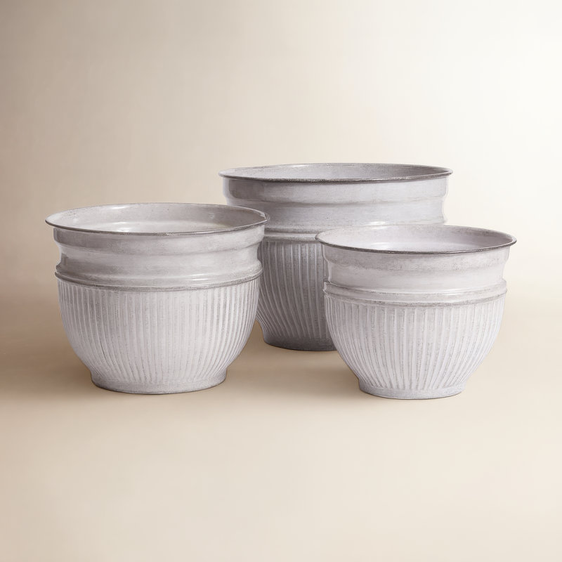 Camelia Planter, White