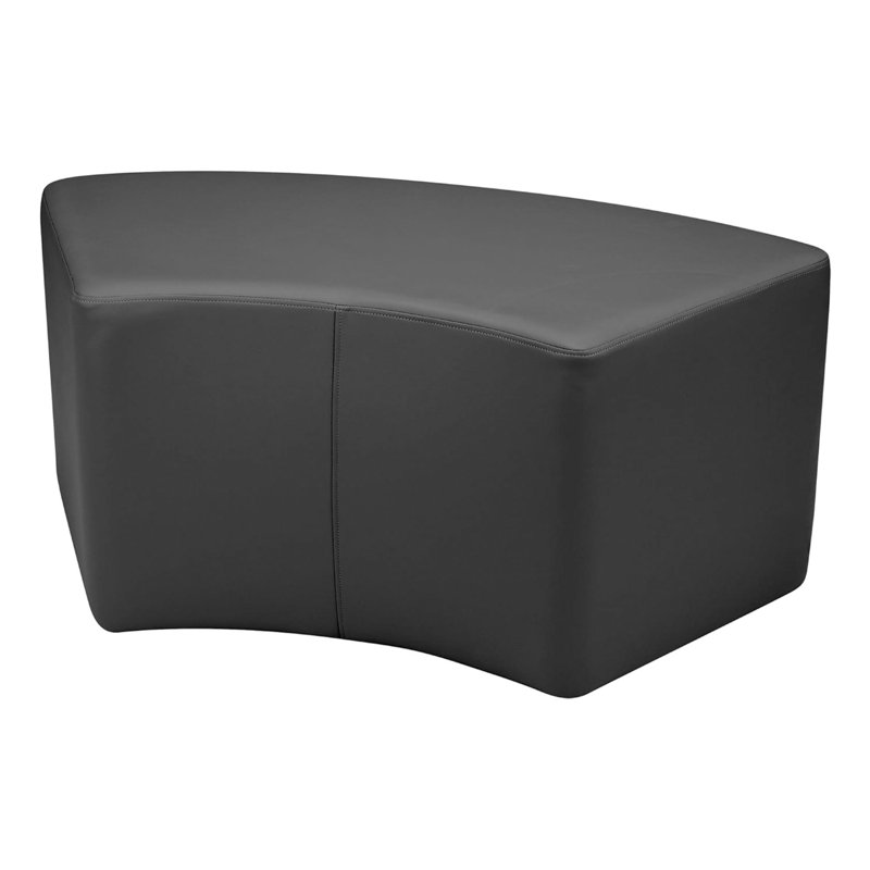 Repose-pieds rembourré S Series Pro Series 18 po, Noir