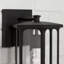 Petite lanterne murale d'extérieur 1 lumière en bronze huilé avec verre transparent l 8 po x H 13 po-70886285