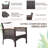 2 - Person Patio Conversation Set with Cushions