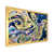 Impression dorée sur toile encadrée