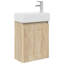 Single Bathroom Vanity with Ceramic Basin-112525090