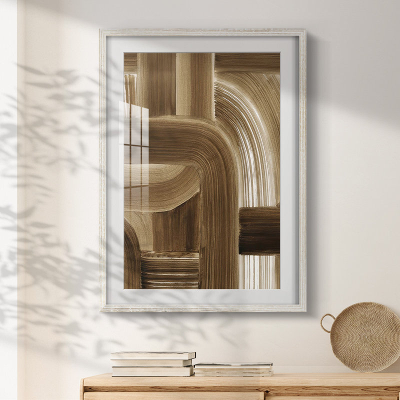 Mud Sketch I -Framed Print, 28.5" H x 20.5" W