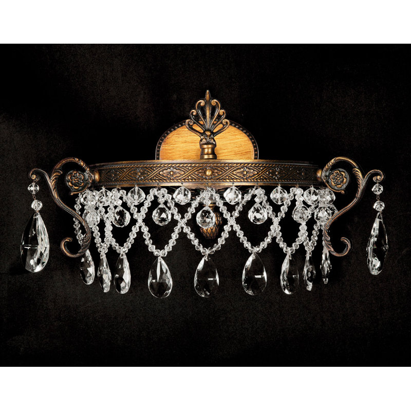 Crittenden Flush Mounted Sconce, Antique Silver